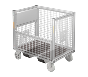 Forklift truck att. with univ. RC lattice box high | © MUNK GmbH