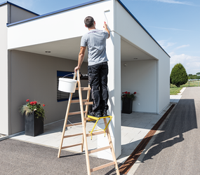 Échelle double en bois, 2x7 barreaux Application | © MUNK GmbH