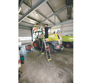 Mehrzweckleiter 3-tlg., clip-step R13, 3x8 St. | © MUNK GmbH