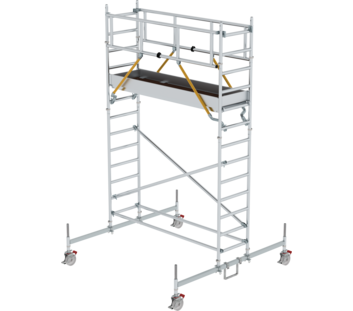 Fold.scaff. SG 2,45x0,75 m, w. chass.bar, pf H=3.26 m | © MUNK GmbH