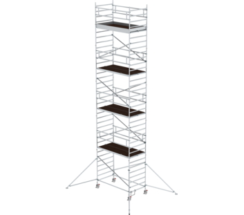 Folding scaff. 1.35x2.45m Outr.&double pf, pf H=9.35m | © MUNK GmbH