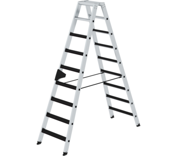 Double-sided ladder, 2-sid. acc.w.clip-step,2x9 st | © MUNK GmbH