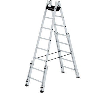 Aluminium Stehleiter, 2x8 Sprossen | © MUNK GmbH
