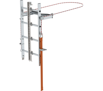 Zweiholm-Mastleiter Oberteil 1,1 m, 4 Sprossen | © MUNK GmbH