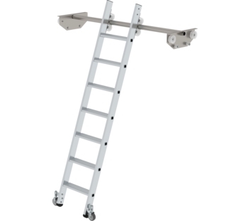 Regalleiter fahrbar für Doppelregal, 7 Stufen | © MUNK GmbH