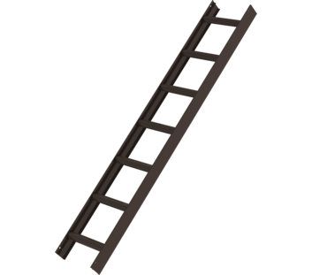 Dachleiter Braun, 7 Sprossen | © MUNK GmbH
