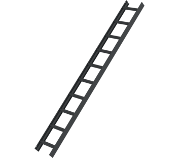 Dachleiter Anthrazitgrau, 10 Sprossen | © MUNK GmbH