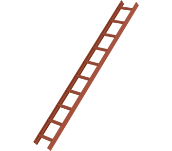 Dachleiter Rotbraun, 10 Sprossen | © MUNK GmbH