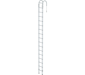 Sprossen-Mast-Hängeleiter, 4,94m, 16 Sprossen | © MUNK GmbH