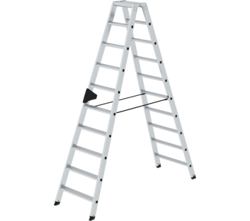Double-sided ladder, 2-sided access, 2x10 steps | © MUNK GmbH