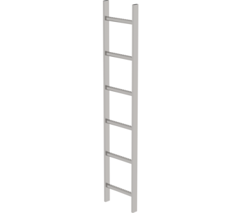 Shaft ladder, st.stl. V4A, 300 mm clearance 6 rgs | © MUNK GmbH