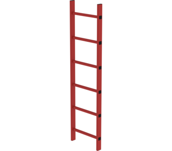 Shaft ladder RFG 400 mm clear width, 6 rungs | © MUNK GmbH