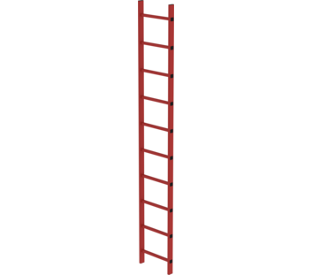 Shaft ladder RFG 400 mm clear width, 10 rungs | © MUNK GmbH