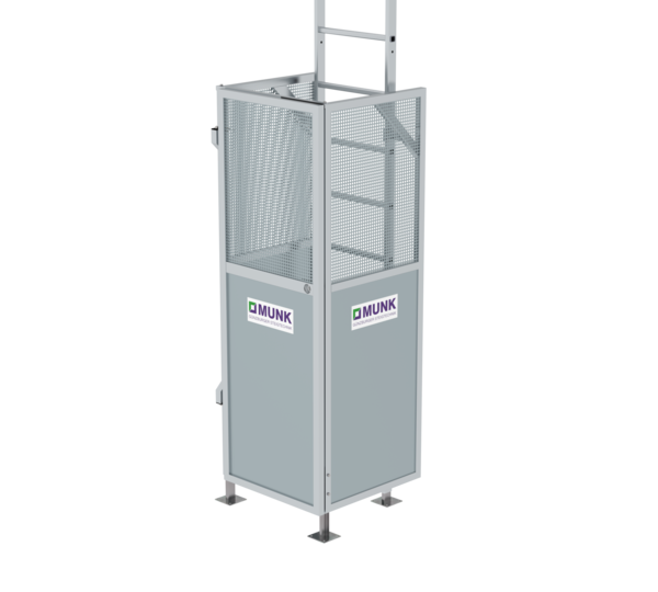 Enclosure with panic lock, galv. st./br. alu. | © MUNK GmbH
