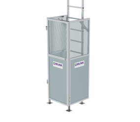 Enclosure with panic lock, galv. st./br. alu. | © MUNK GmbH