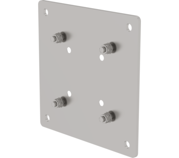 Adapterplatte Edelstahl 100x100mm, 150x150mm | © MUNK GmbH