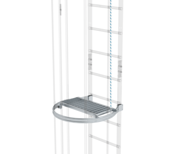 Intermediate platform folding, bright alu. | © MUNK GmbH