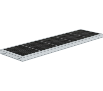 Platform walkway 3060 mm Steel grating covering | © MUNK GmbH