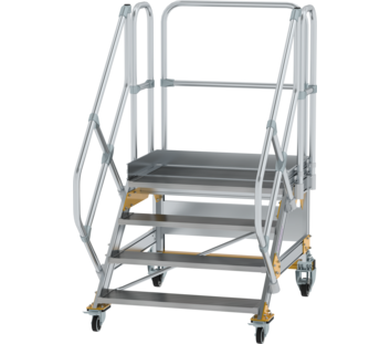 Platform stairs 45° mobile st.wid. 1,000 mm, 4 st | © MUNK GmbH