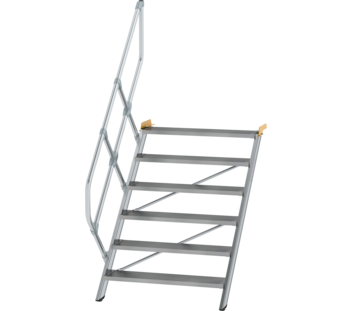 Treppe 45° St.br. 1000 mm, 6 St., Alu ger. | © MUNK GmbH