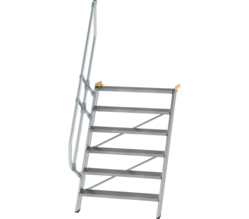 Treppe 60° St.br. 1000 mm, 6 St., Alu ger. | © MUNK GmbH