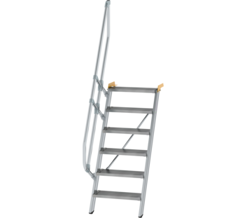 Treppe 60° St.br. 600 mm, 6 St., Alu ger. | © MUNK GmbH