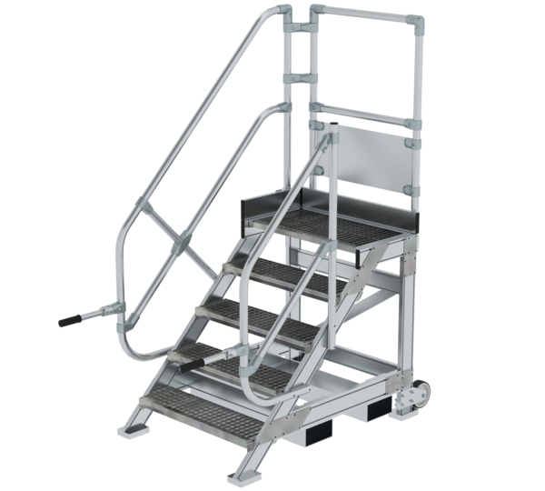 Mobile work platform with railing | © MUNK GmbH