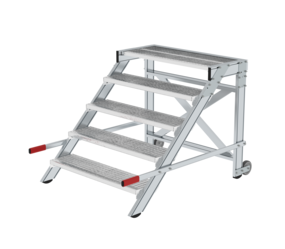Work platform mobile 1,000 mm st width, 5 steps | © MUNK GmbH