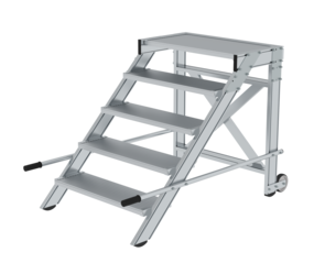 Work platform mobile 800 mm st width, 5 steps | © MUNK GmbH