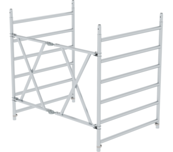 Klapprahmeneinheit 1,35m, Gerüst 1,8m | © MUNK GmbH
