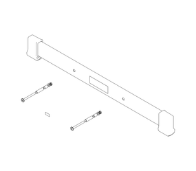 Standard crossbar 0.93 m wide, hole spacing 325 mm | © MUNK GmbH