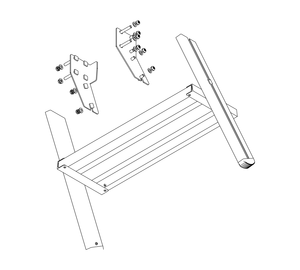 Zeichnung: Aufstieg einer Podesttreppe, Rückseite | © MUNK GmbH