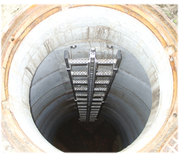 Schachtleiter Anwendung Gully | © MUNK GmbH